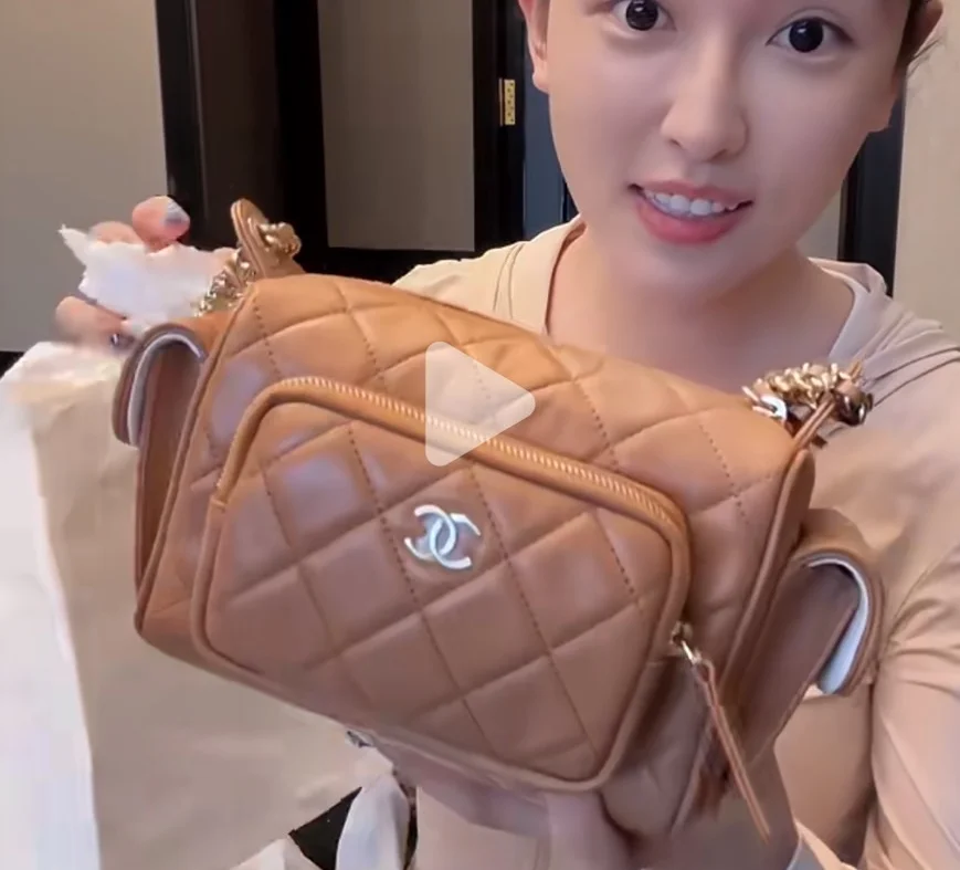 CHANEL24K雙袋相機包(小號)