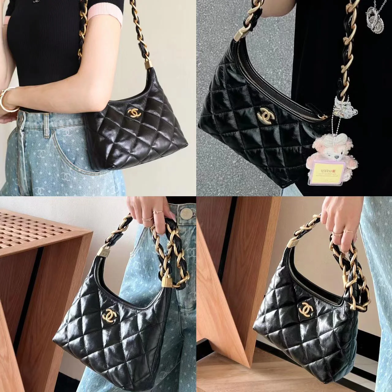 CHANEL24a流浪腋下包(中號)