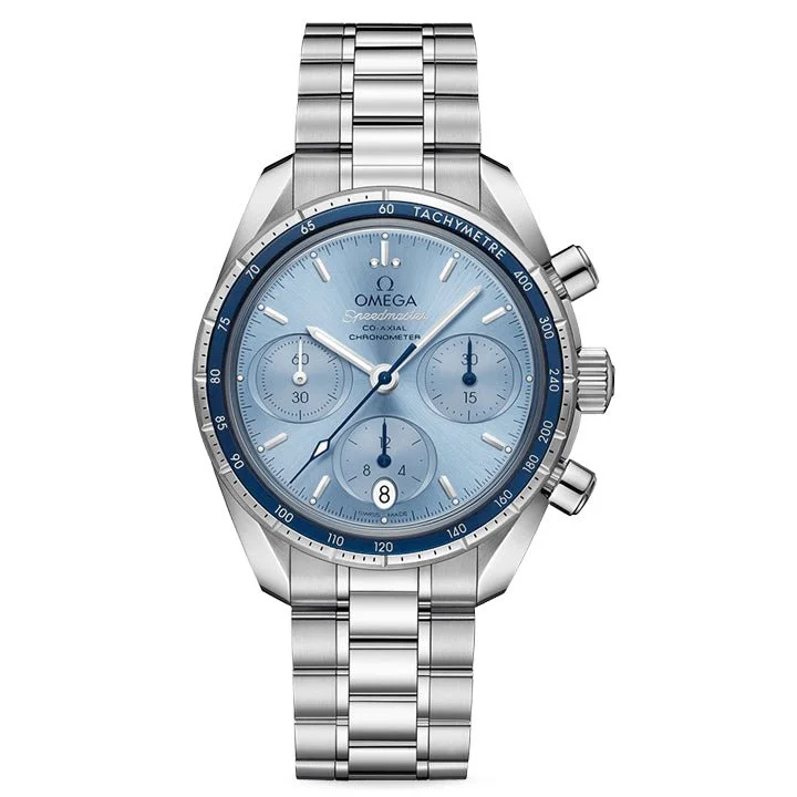Omega Speedmaster 38 Co-Axial Chronometer Chronograph Steel on Steel - 324.30.38.50.03.001