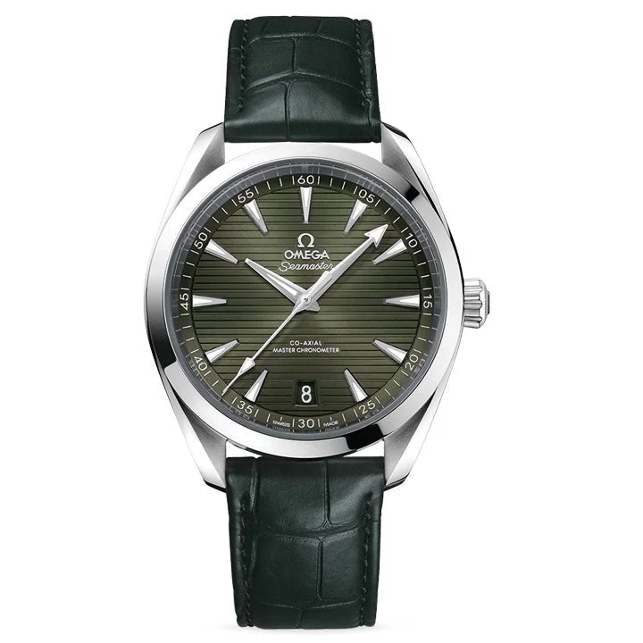 Omega Seamaster Aqua Terra 150M Steel on Leather Strap - 220.13.41.21.10.001