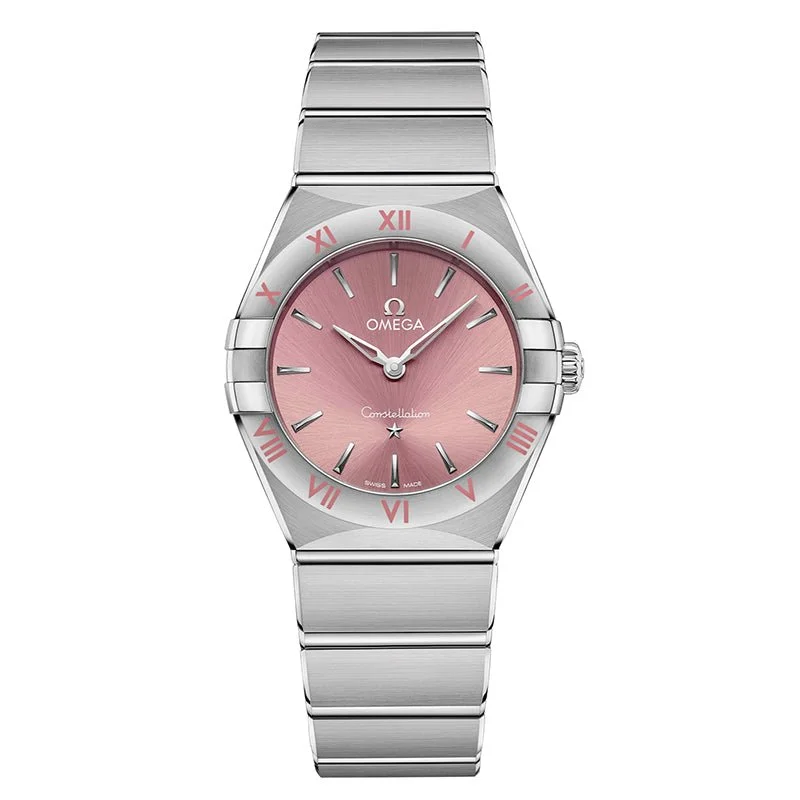 Omega Constellation Quartz 28mm Pink- 131.10.28.60.11.001