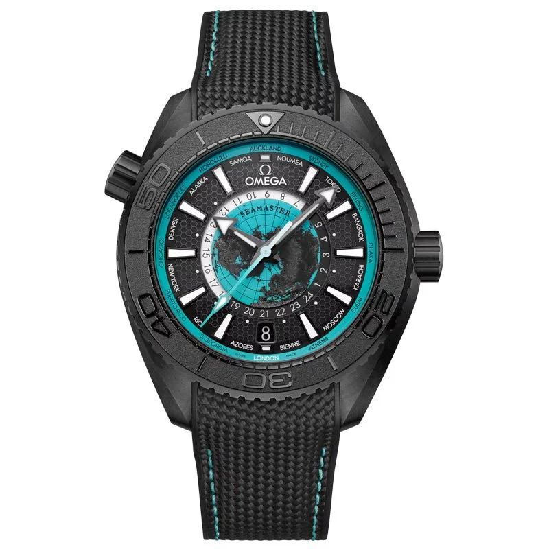 Omega Seamaster Planet Ocean 600M 45.5mm Black Ceramic Turquoise - 215.92.46.22.01.006